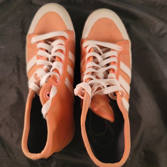 Adidas Women Basketball Canvas Shoes M19701Size 8 Pink Very Rare Limited - Picture 4 of 8